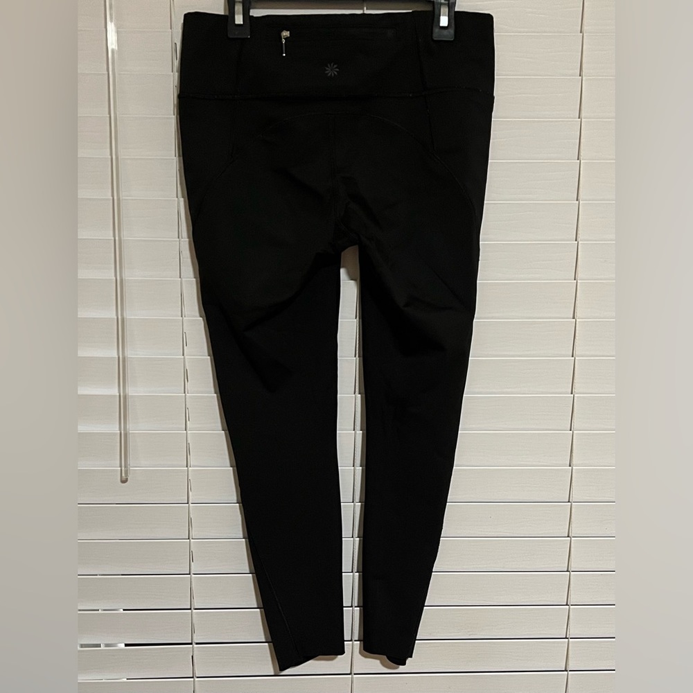 ATHLETA VELOCITY STASH POCKET 7/8 TIGHT WOMEN BLACK XSP - Picture 2 of 8